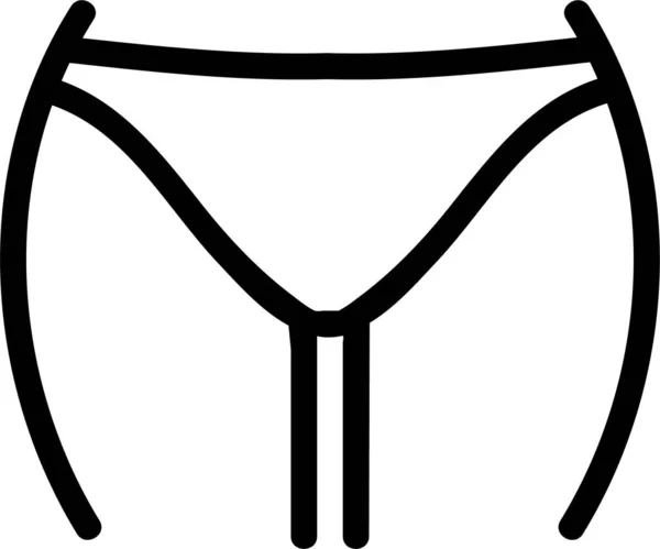Ass Body Butt Icon — 图库矢量图片