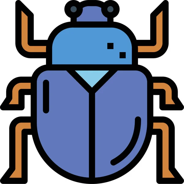 Hayvan Böceği Simgesi — Stok Vektör