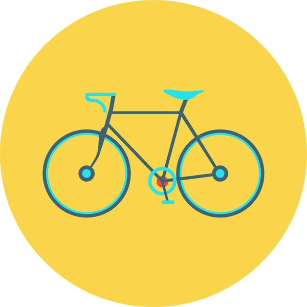 Vélo Vélo Icône Vélo Dans Style Badge — Image vectorielle