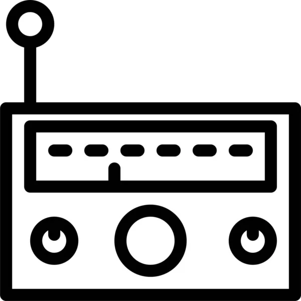 Device Equipment Music Icon — Stock Vector