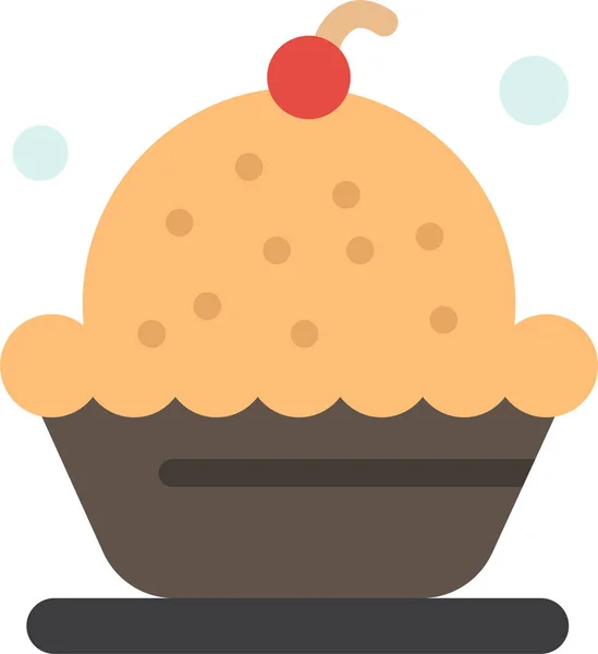 Baking Cake Creamy Icon — Stock Vector