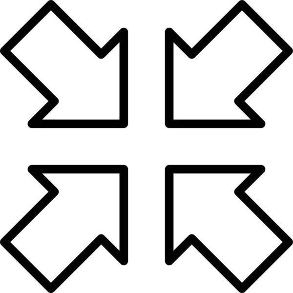 Pfeiltasten Symbol — Stockvektor