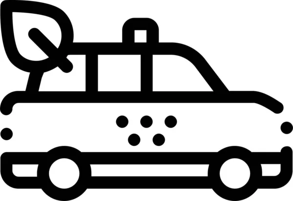 Icono Taxi Línea — Vector de stock