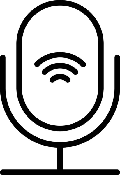 Ikona Asystenta Mikrofonu — Wektor stockowy