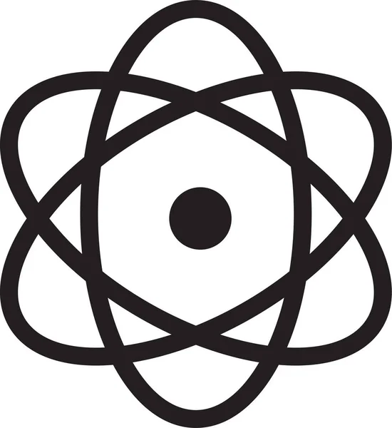 Значок Акумулятора Атомної Енергії Стилі Контурів — стоковий вектор