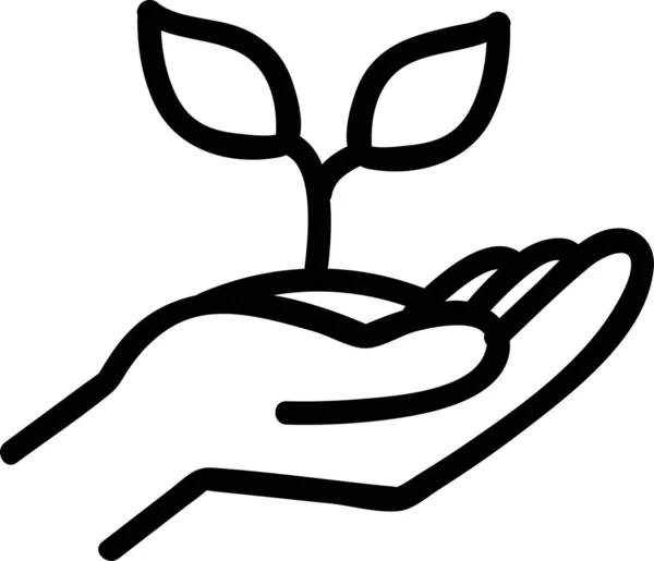 Иконка Выращивания Банкнот Категории Сельское Хозяйство Садоводство — стоковый вектор