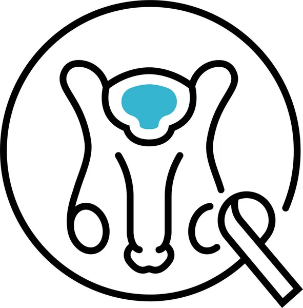 Pictogram Van Ziekte Van Penis — Stockvector