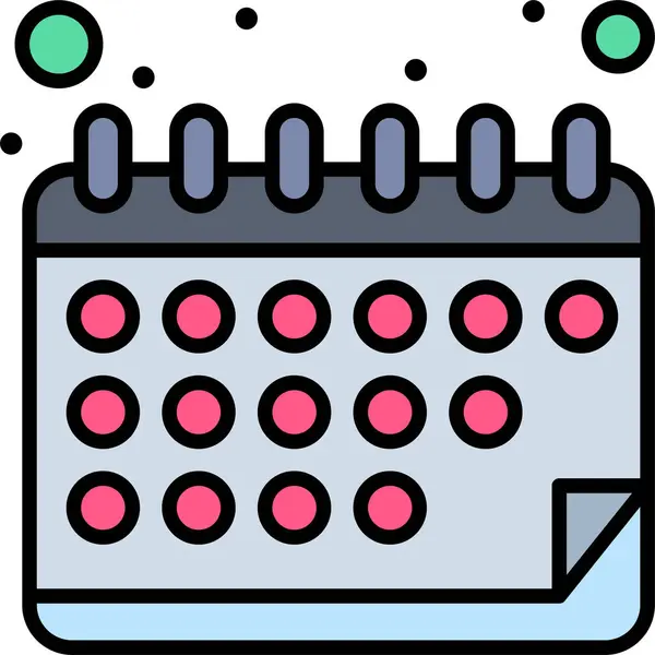 Termin Kalender Datum Symbol — Stockvektor