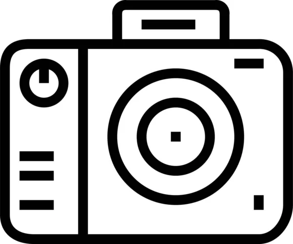 Kamera Kamera Felvétel Ikon — Stock Vector