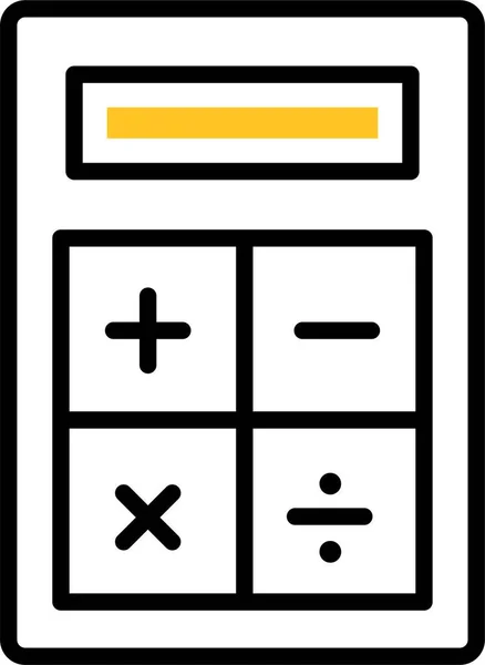 Calculator Calculation Calculate Icon — Stock Vector