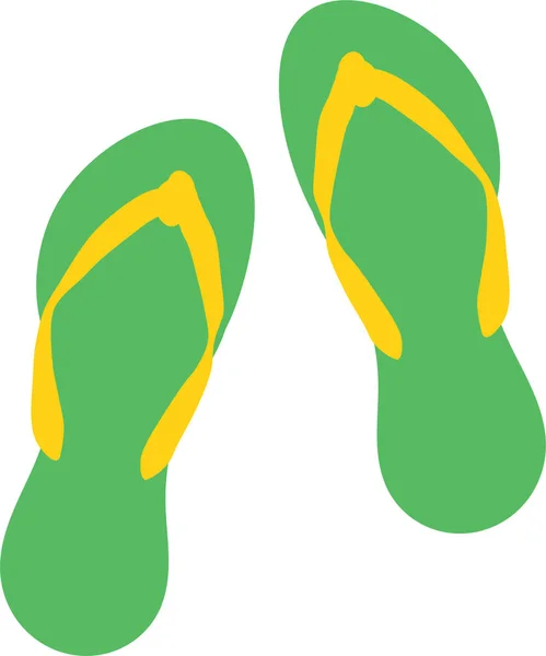 Flipflops Chaussures Pantoufles Icône Dans Autre Style — Image vectorielle