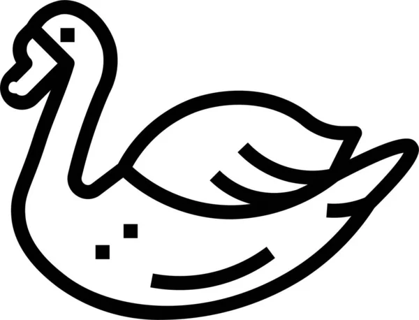 Vogelwelt Geflügel Ikone — Stockvektor