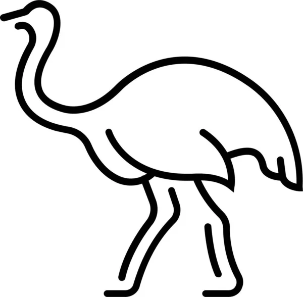 鳥の絵肉のアイコン — ストックベクタ