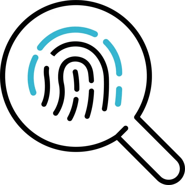 Touch Search Icon — Stock Vector