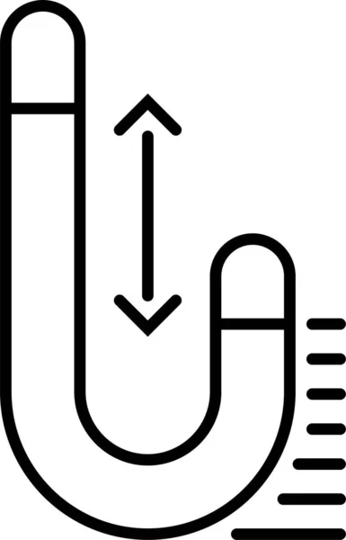 Niveau Fysica Schepen Pictogram — Stockvector