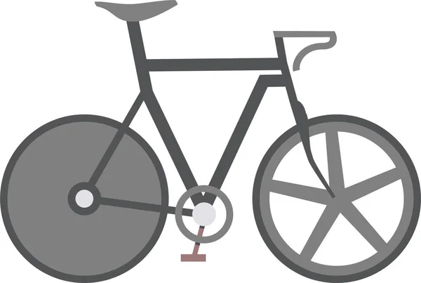 自転車のオリンピックのアイコンをフラットスタイルでサイクリング — ストックベクタ
