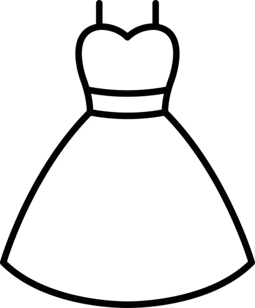 Значок Моди Одягу Сукні — стоковий вектор