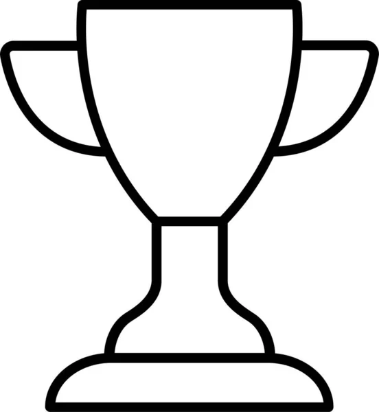 Penghargaan Ikon Piala - Stok Vektor