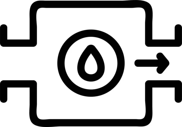 Ikona Zarysu Instrukcji Obsługi Sprzętu — Wektor stockowy