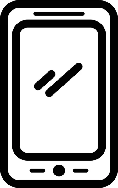 Ikona Telefonu Komórkowego Android Kategorii Sprzęt Komputerowy — Wektor stockowy