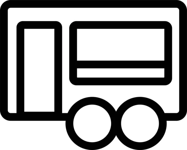 Icône Toit Alimentaire Automobile — Image vectorielle