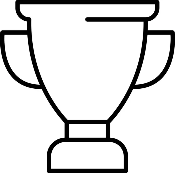 Εικονίδιο Βραβείου Κύπελλο — Διανυσματικό Αρχείο