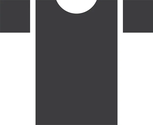 Икона Повседневной Одежды Солидном Стиле — стоковый вектор