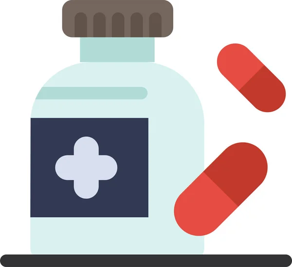 Medizin Pillen Ikone — Stockvektor