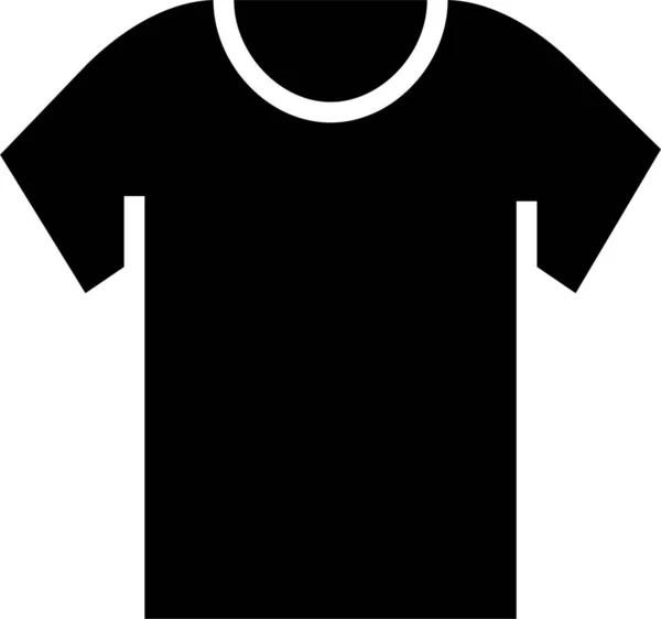 Ubrania Dopasowane Ikona Koszuli — Wektor stockowy