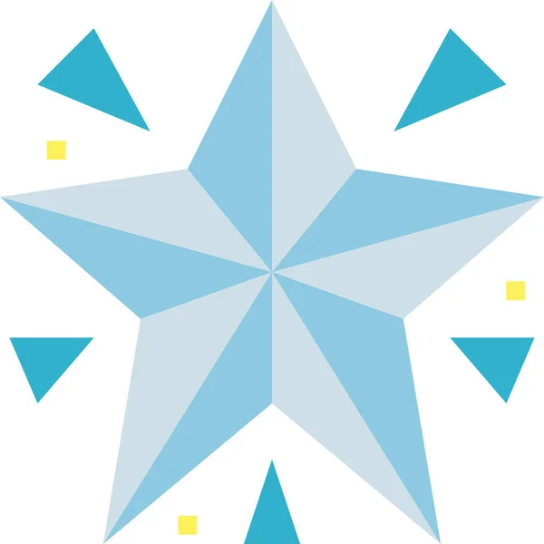 フィルム ビデオカテゴリのお気に入りの星のアイコン — ストックベクタ