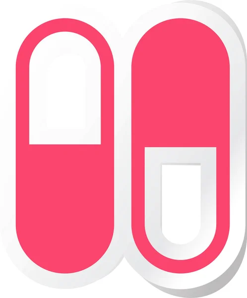 Drug Healthcare Medication Icon Solid Style — Stock Vector