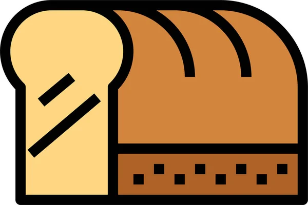 Bakery Bread Dessert Icon — Stock Vector