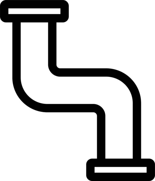 Иконка Удлинения Контура Конструкции Категории Инструмент Конструкция — стоковый вектор