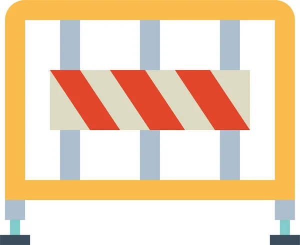 Icône Porte Passage Barrière Dans Catégorie Application Loi — Image vectorielle