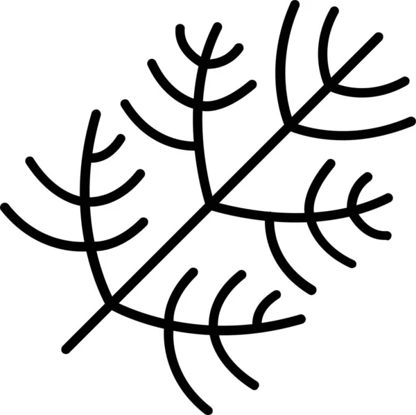 Икона Садоводства Укропа — стоковый вектор