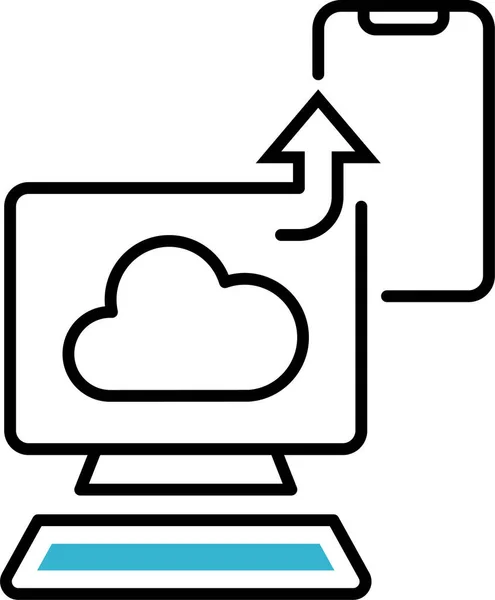 Descargar Icono Almacenamiento Del Teléfono — Archivo Imágenes Vectoriales