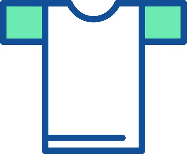 Значок Повсякденної Сукні Одягу Заповненому Стилі — стоковий вектор