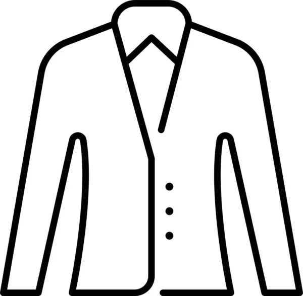 Carnival Suit Tuxedo Icon — Stock Vector