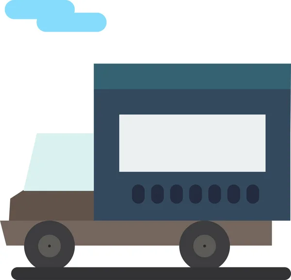 Значок Транспортного Фургона Вантажівки — стоковий вектор