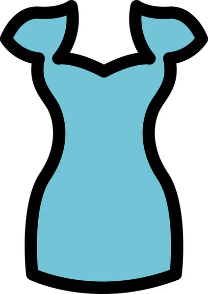 Иконка Одежды Аксессуаров Стиле Заполненного Контура — стоковый вектор