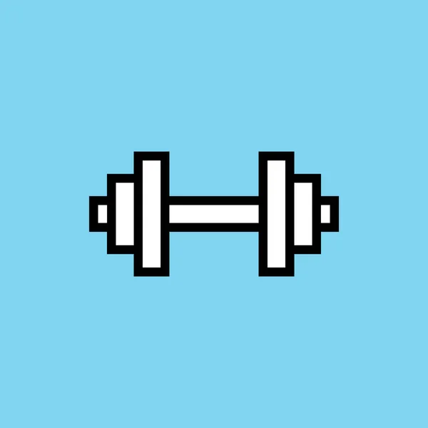 Vektor Illustration Des Fitness Und Bodybuilding Symbols — Stockvektor