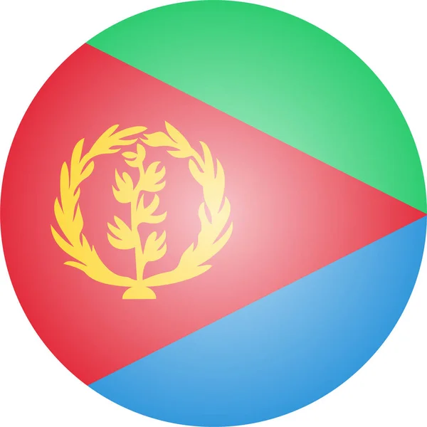 País Eritrea Eritrea Icono Estilo Isométrico — Archivo Imágenes Vectoriales