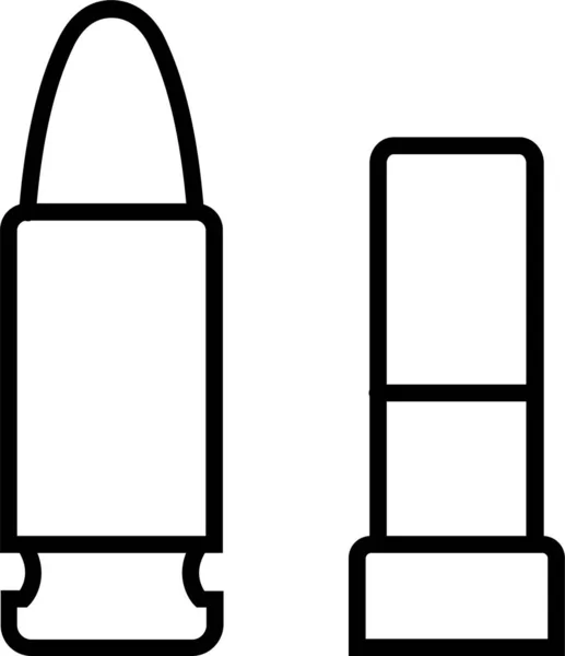 Kurşun Mermileri Hızlı Simge — Stok Vektör
