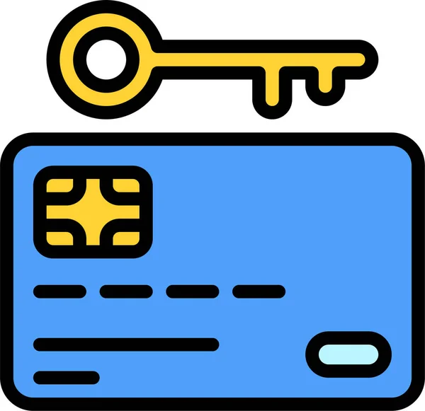 Pay Payment Economy Icon Filled Outline Style — Stock Vector