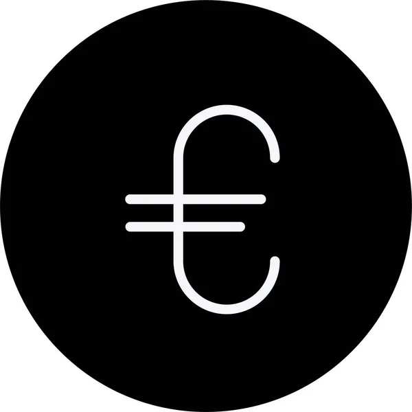 Financiar Icono Tienda Dinero Estilo Esquema — Vector de stock