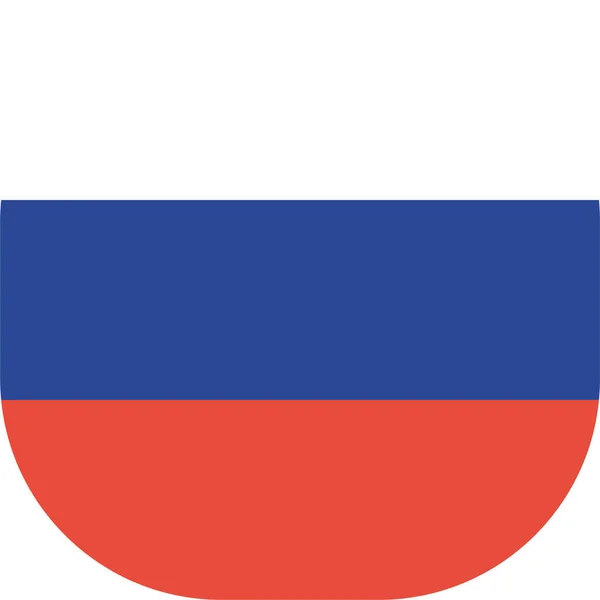 Länderflagge Nationale Ikone Flachen Stil — Stockvektor