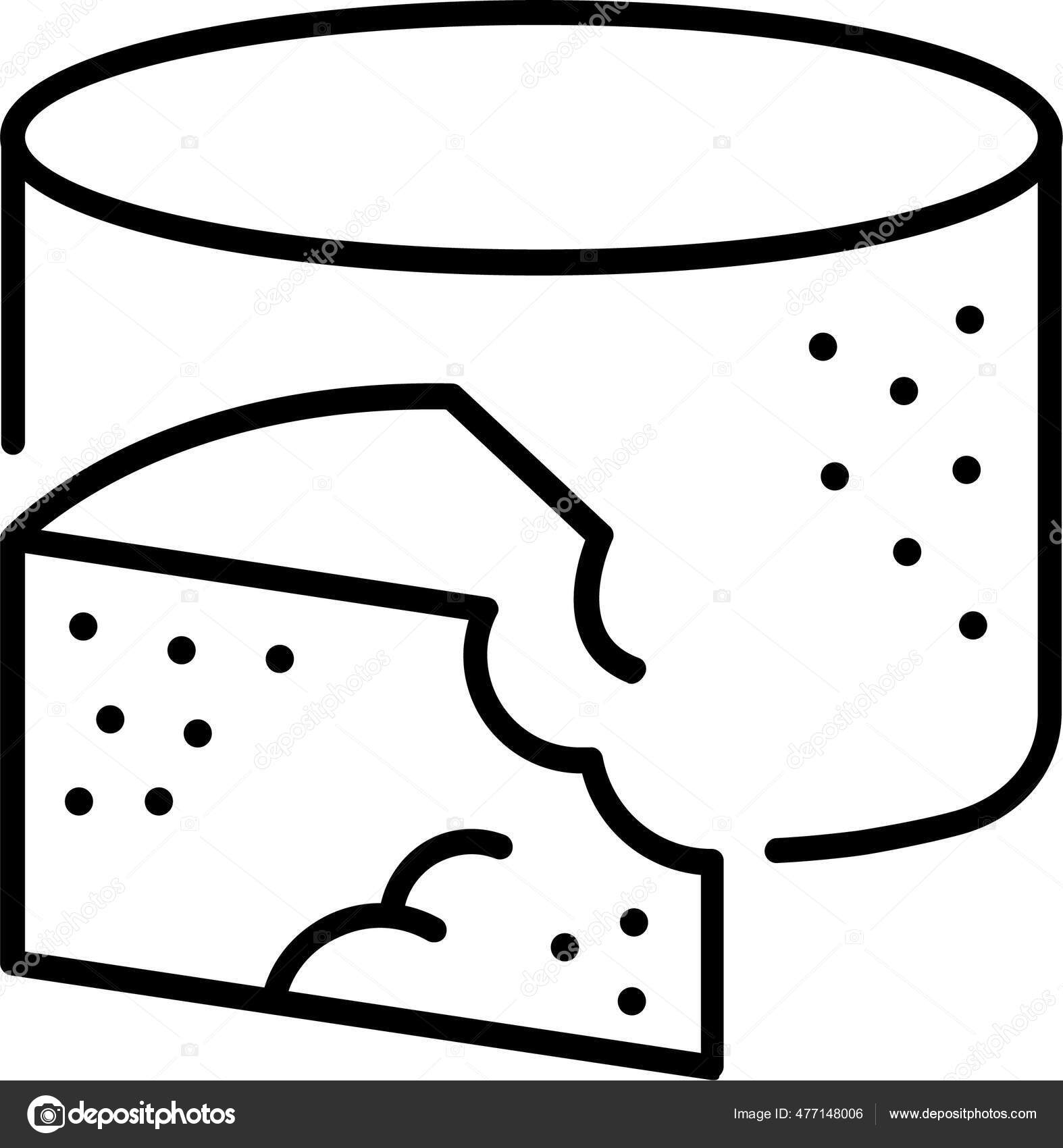 Calcium Cheddar Cheese Icon Stock Vector by ©iconfinder 477148006