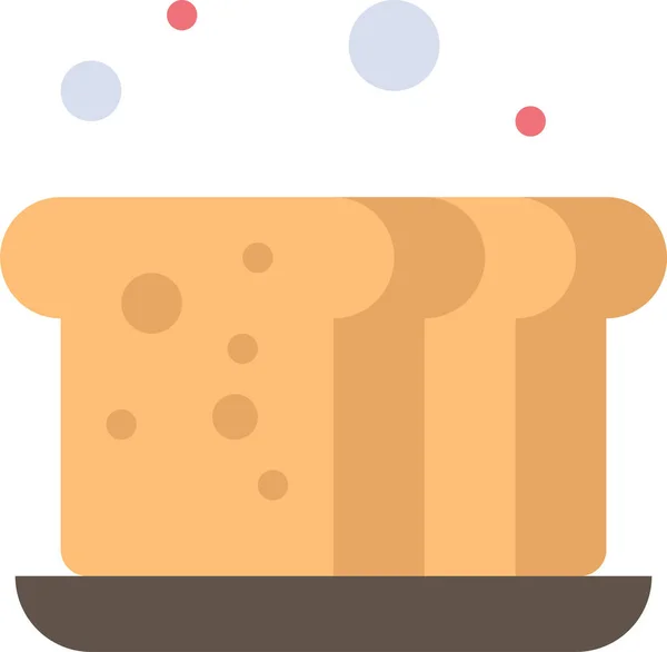 Ikona Pieczenia Chleba Piekarni — Wektor stockowy