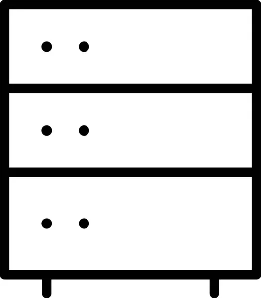 Icono Red Alojamiento Base Datos Estilo Esquema — Archivo Imágenes Vectoriales