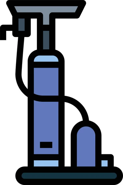 Ikon Pompa Peralatan Sepeda - Stok Vektor
